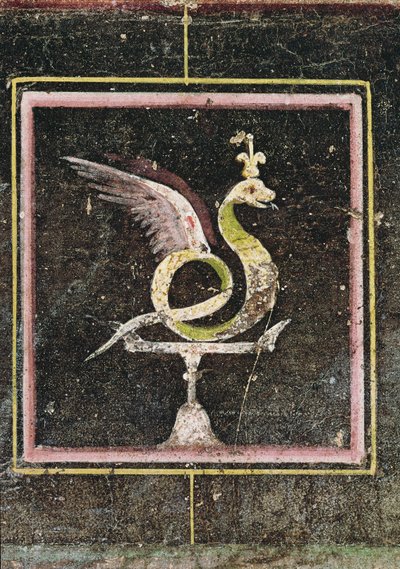 Geflügelte Schlange (Detail) von Roman